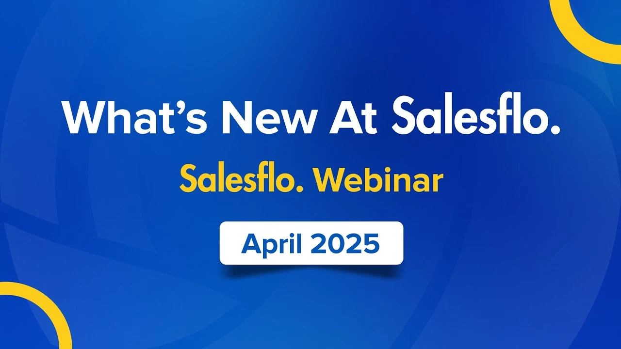 What's new at Salesflo.