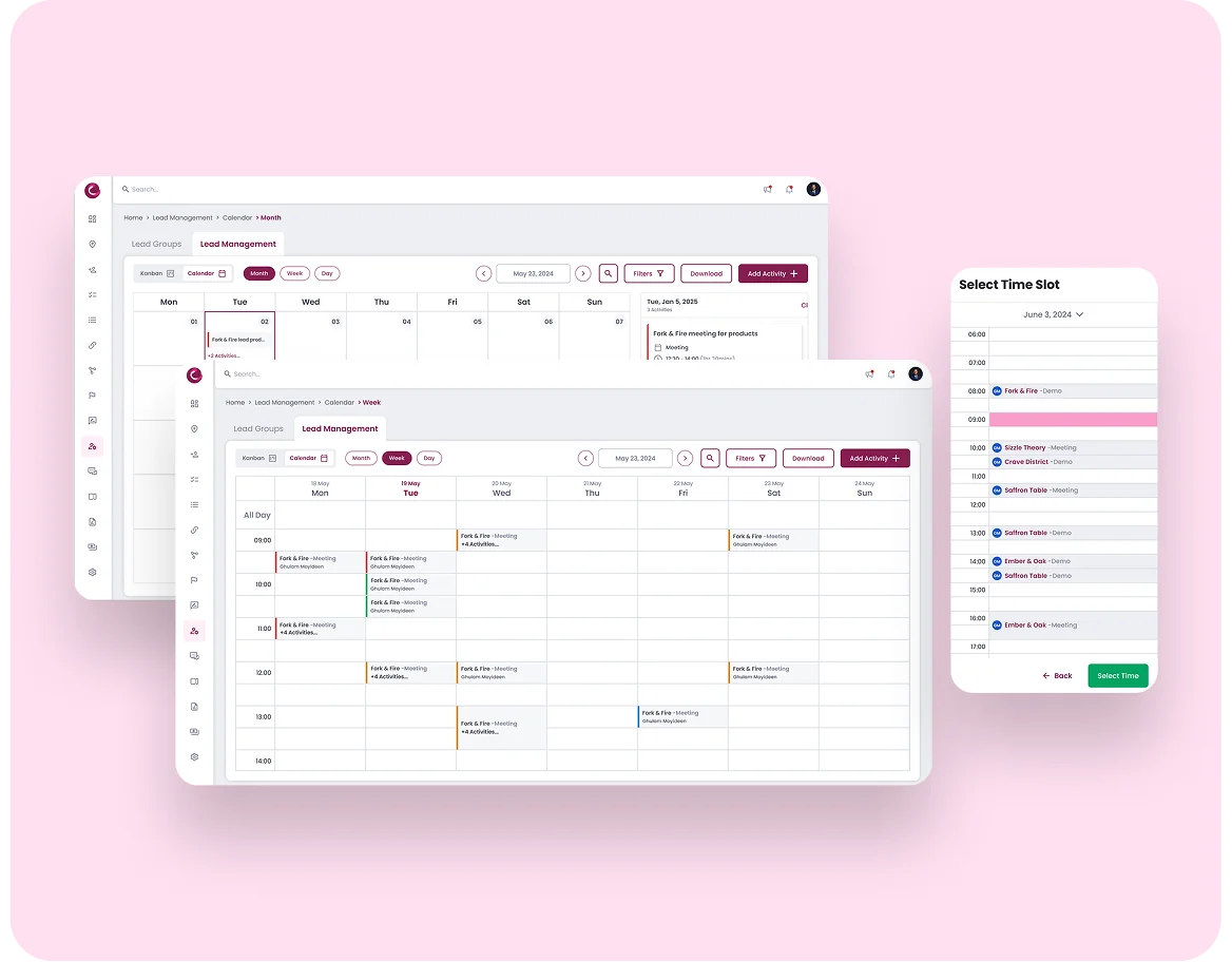 Integrated Calendar View
